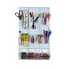 Azar Displays 12-Piece White Pegboard Organizer Kit with 1 Panel and Accessory 900942-WHT